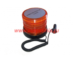 Маяк-стробоскоп светодиодный желтый 12-24v 72 LED 2 режима