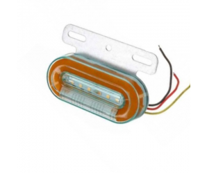 Габарит боковой с подсветкой + повторитель поворота 24в